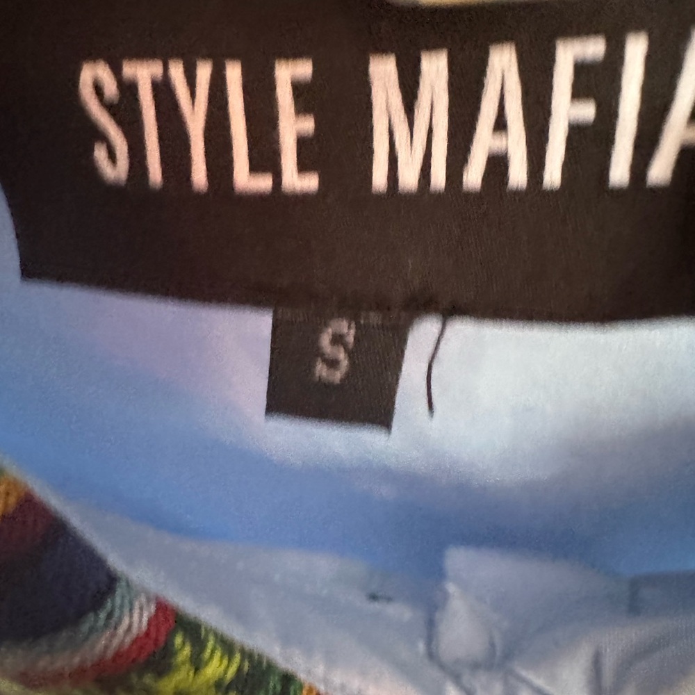 Style Mafia Multicolor Patterned Mini Dress - Picture 10 of 11